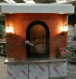 砖砌果木烤鸭炉